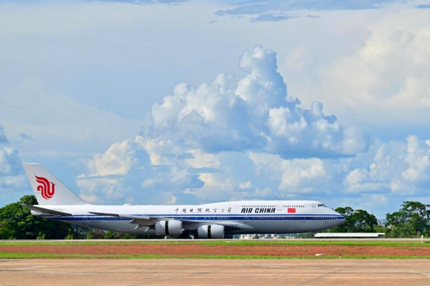 Xi arrives in Brasilia for state visit to Brazil